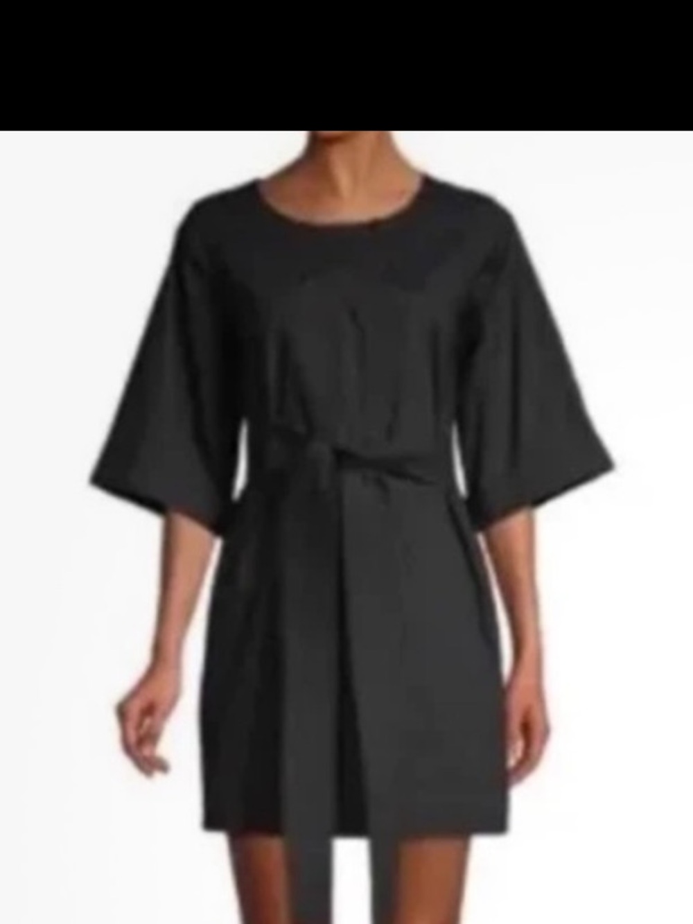 Rebecca Minkoff Black Cotton Mini Dress size XS